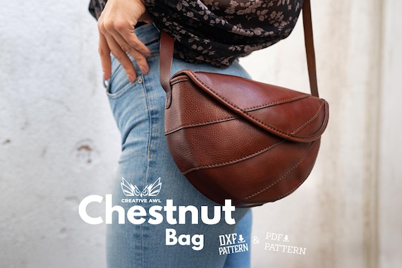 Chestnut Bag (PDF & DXF Files) DIY Leather Tutorial