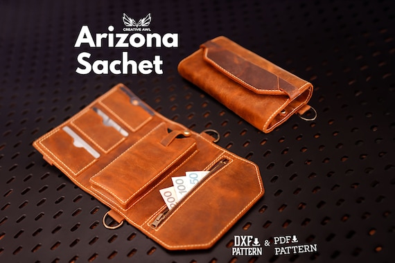PDF & DXF Arizona Sachet Bag Pattern