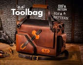 Leather Toolbag Pattern: DIY Travel Bag Template (PDF & DXF)