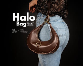 Halo Bag Pattern (PDF & DXF)