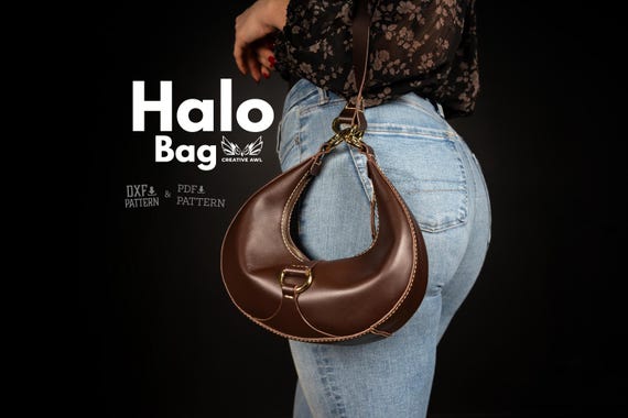 Halo Bag Pattern (PDF & DXF)