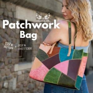 Patchwork Tasche PDF & DXF Schnittmuster