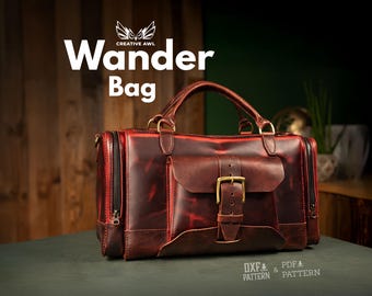Wander Bag PDF & DXF Leather Pattern DIY