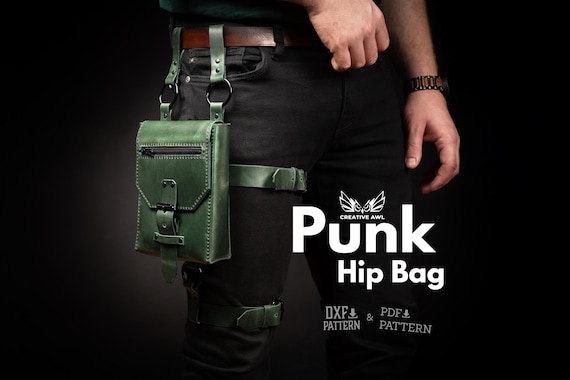 Punk Hip Bag PDF and DXF Pattern
