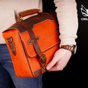 PDF & DXF Leather Voyager Messenger Bag PDF Pattern - Etsy