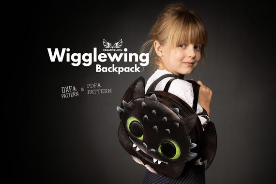 Wigglewig Backpack DIY Leather Pattern (PDF & DXF)