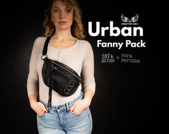 Urban Fanny Bag Pattern: (PDF & DXF)