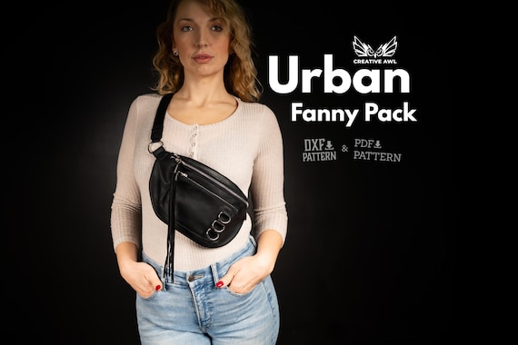 Urban Fanny Bag Pattern: (PDF & DXF)