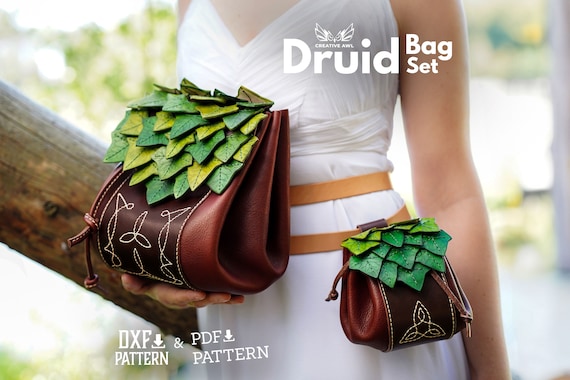 PDF & DXF Leather Druid PDF Pattern