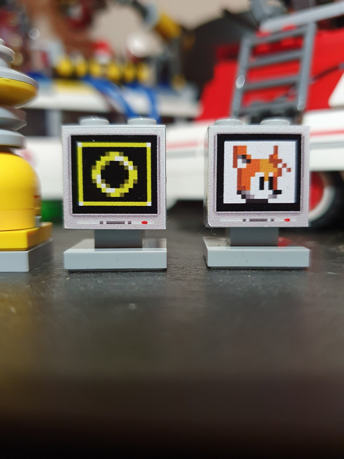Sonic the Hedgehog LEGO Custom Monitor Powerup LEGO Ideas Etsy
