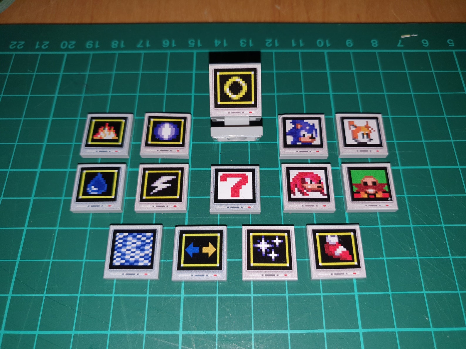 Sonic the Hedgehog LEGO Custom Monitor Power-up LEGO Ideas | Etsy