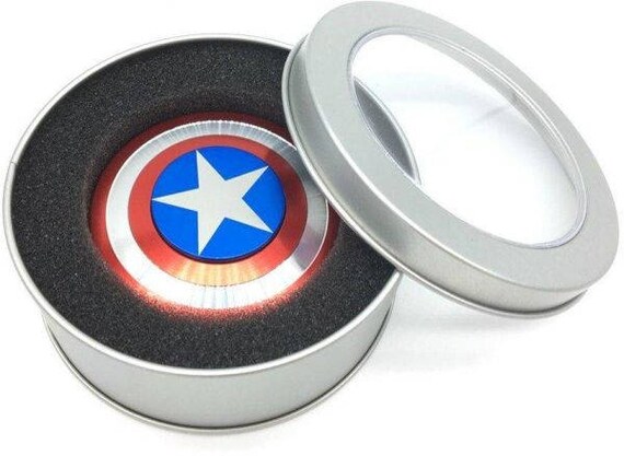 captain america shield fidget spinner