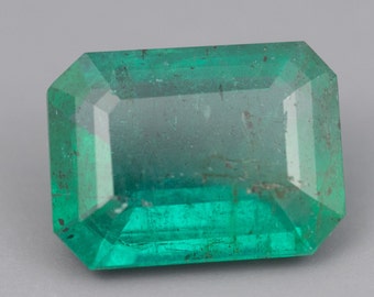 IG* 3.05ct  Natural Emerald Loose Facet 11x8 GIA Cert Option