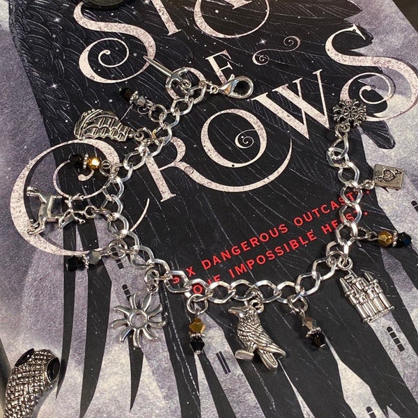 Shadow and Bone Inspired Charm Bracelet- Version 2