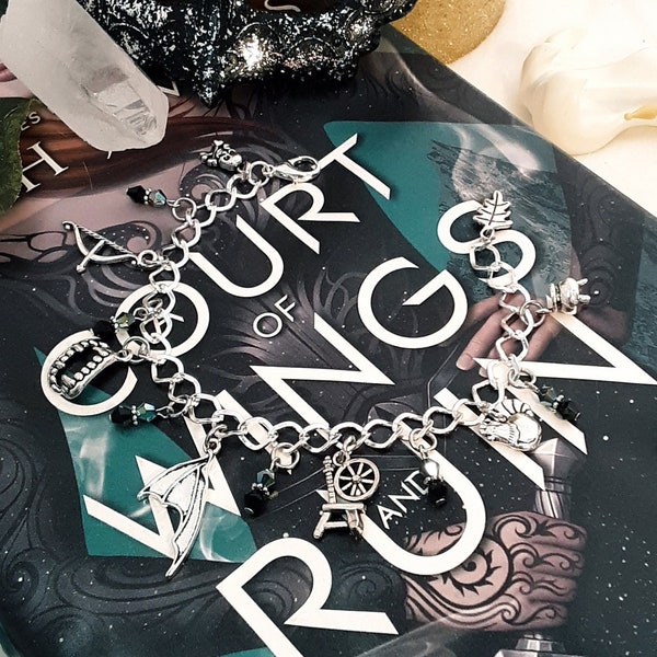 A Court of Wings and Ruin Monsters and Villains Inspired Charm Bracelet