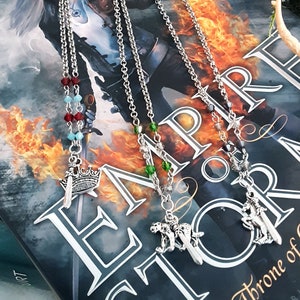 Manorian, Lysaedion, and Elorcan Inspired Necklaces, OTP Necklace Throne of Glass