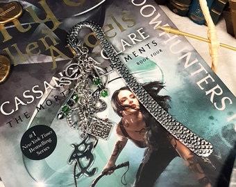 The Mortal Instruments Inspired Charm Bookmark.