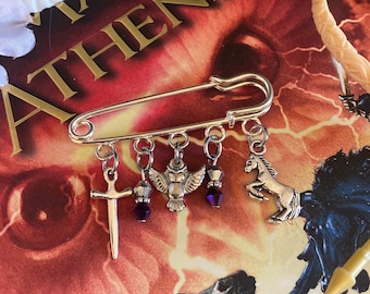 Heroes of Olympus Girl Power Charm Pin