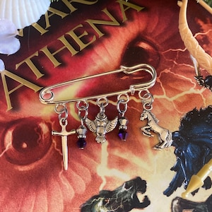 Heroes of Olympus Girl Power Charm Pin