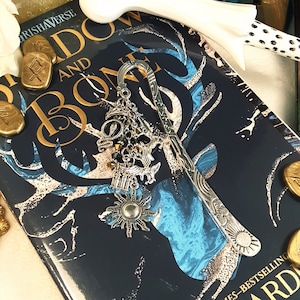 Shadow and Bone Inspired Metal Bookmark