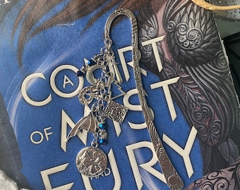 A Court of Mist and Fury Inspired Metal Bookmark, Inner Circle Edition