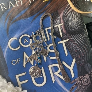 A Court of Mist and Fury Inspired Metal Bookmark, Inner Circle Edition