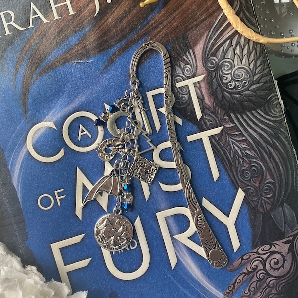 A Court of Mist and Fury Inspired Metal Bookmark, Inner Circle Edition