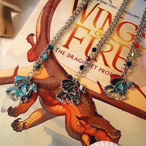 Wings of Fire Dragon Inspired Charm Necklaces Etsy Denmark