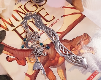 Wings of Fire First Generation Inspired Metal Bookmark