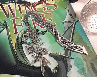 The Jade Mountain Prophecy Inspired Charm Bookmark