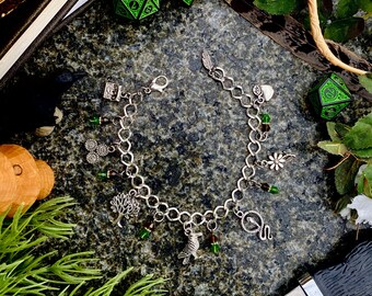 Druid Class Dungeons and Dragons inspiriert Bettelarmband