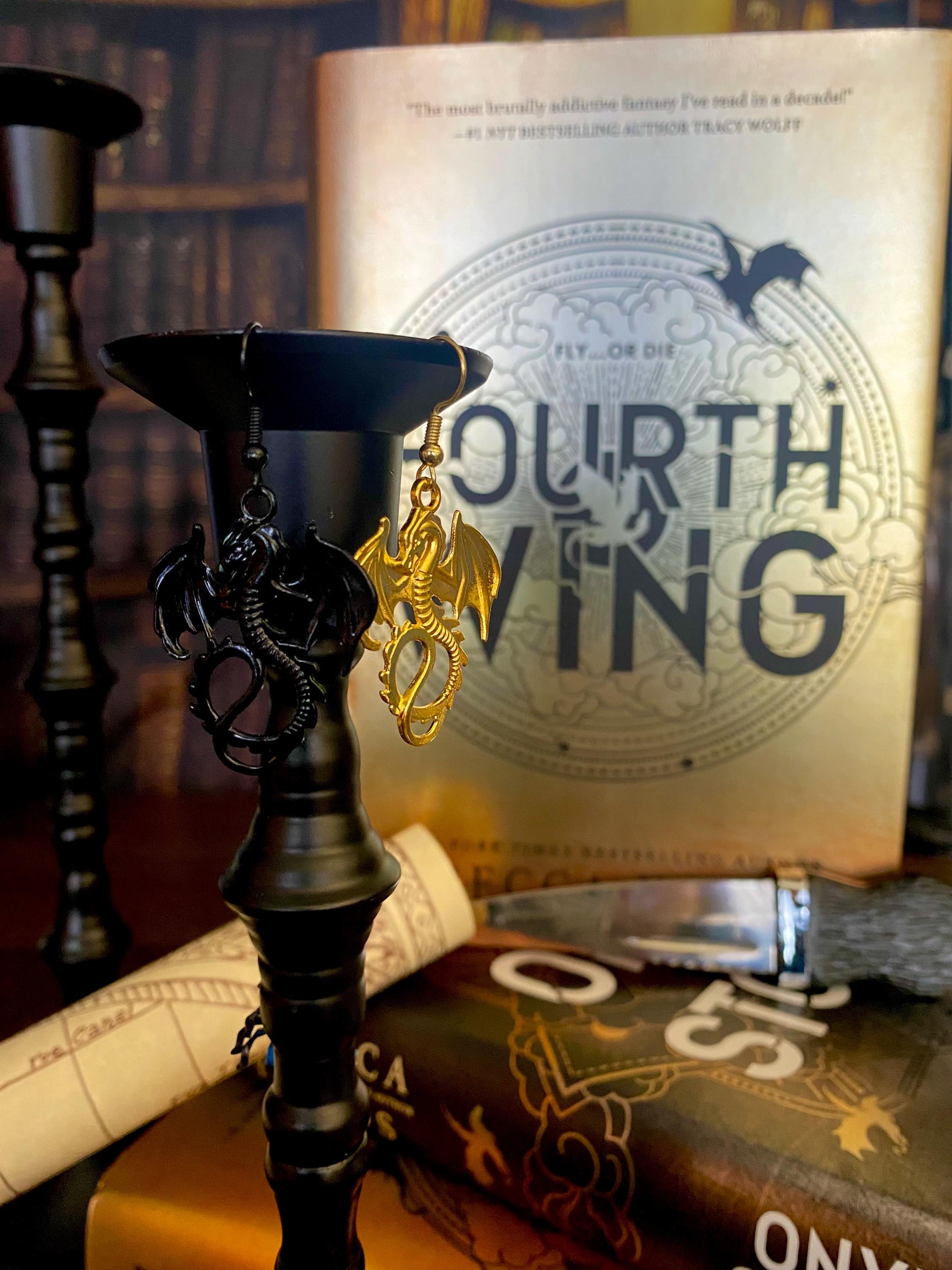 Fourth Wing Inspired Charm Earrings