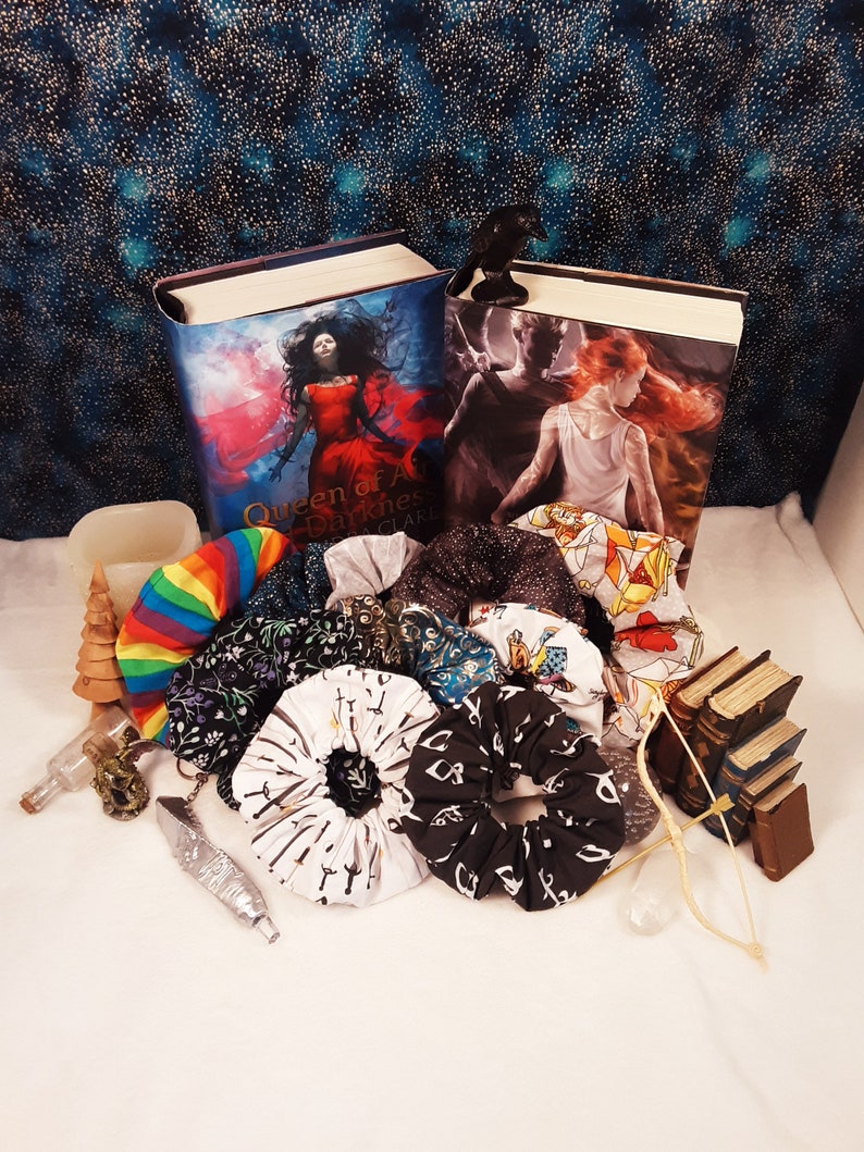 The Mortal Instruments Inspired Cotton Fabric Scrunchies