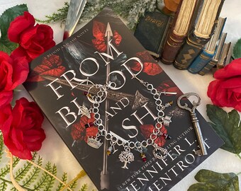 From Blood and Ash Inspired Charm Bracelet