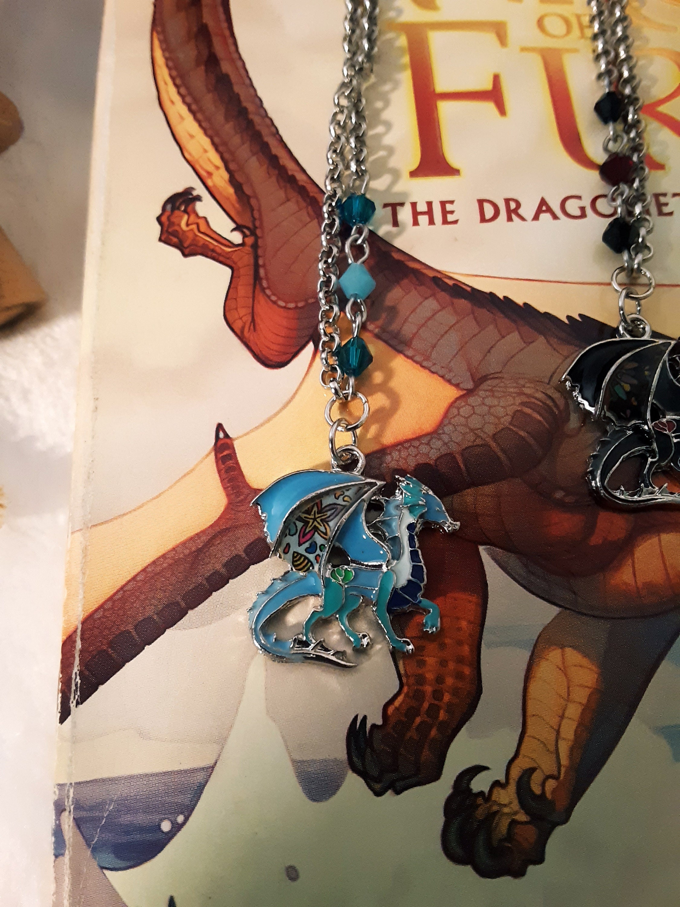 Wings of fire dragon necklace deals