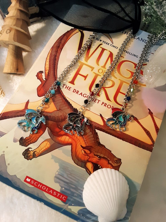 Wings of Fire Dragon Inspired Charm Necklaces