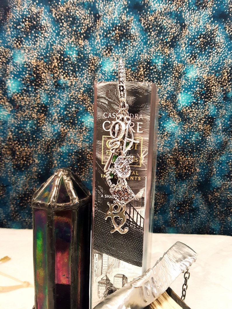 The Mortal Instruments Inspired Charm Bookmark. - Etsy
