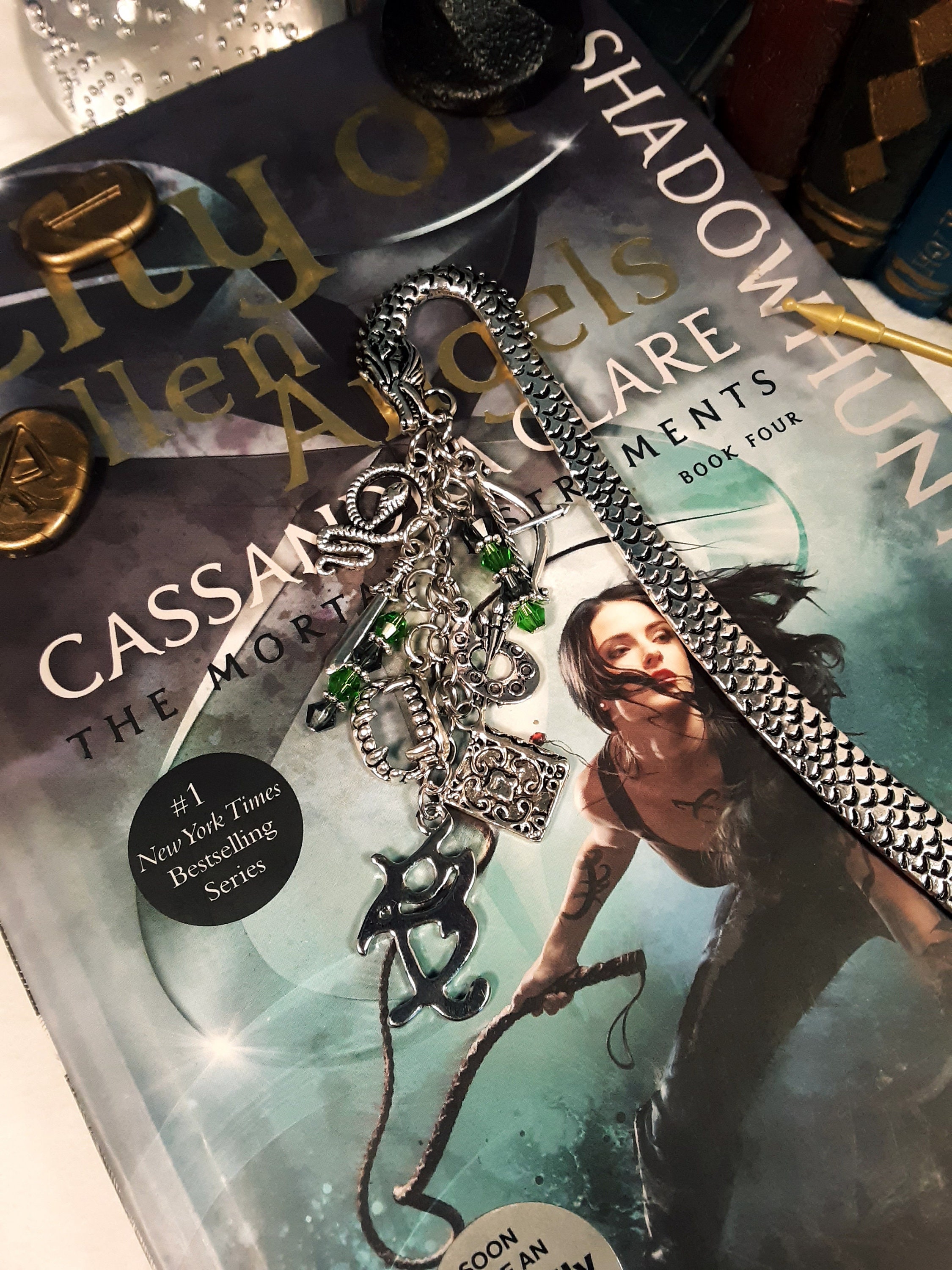The Mortal Instruments Inspired Charm Bookmark. - Etsy
