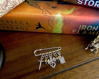 Fourth Wing Charm Pin