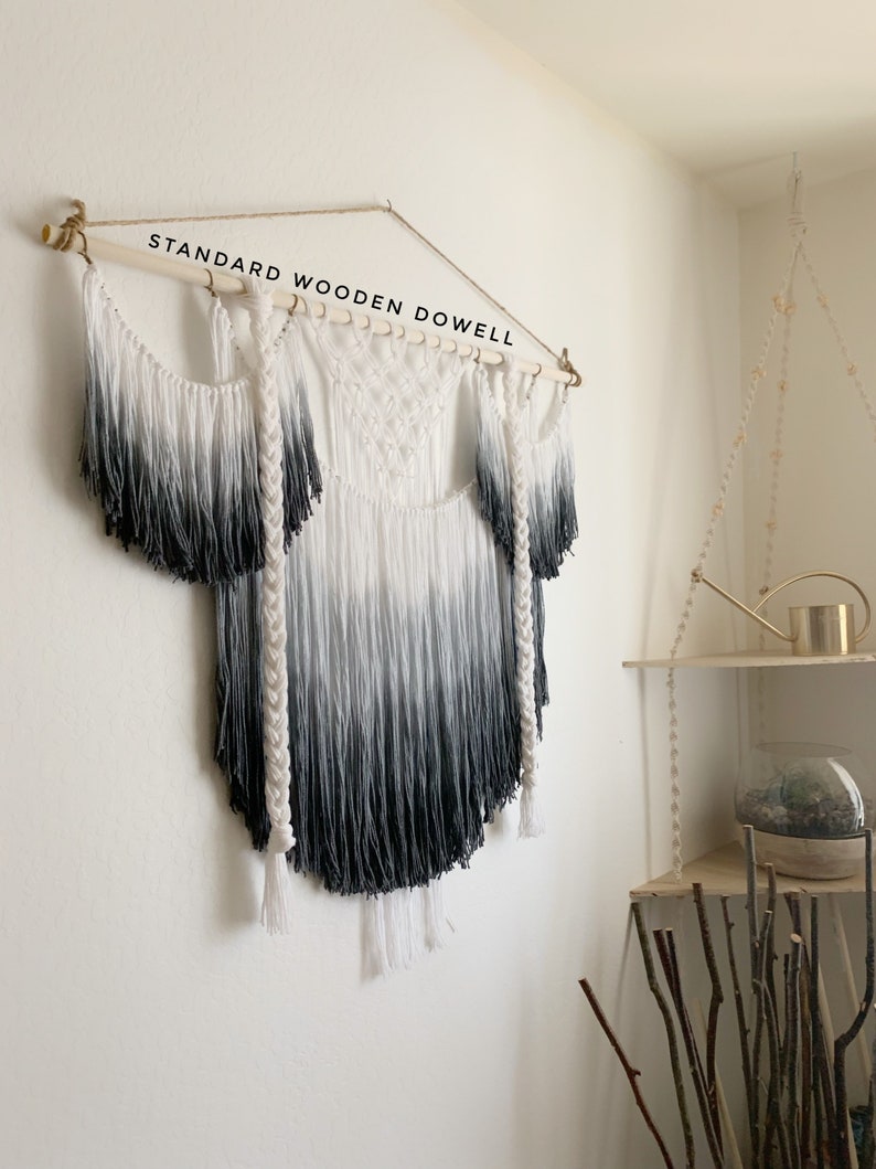 Macrame wall hanging medium medium macrame wall hanging gold Etsy