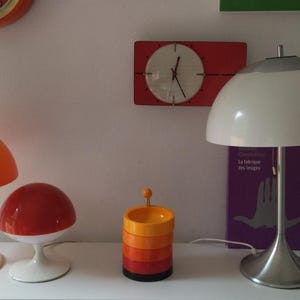 Vintage rotating organizer ESMA Germany – 70s – Space Age design