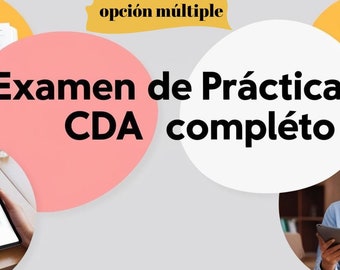 Apruebe su examen CDA con esta prueba de práctica completa! ¿Estás listo para conquistar tu examen CDA?