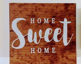 Home Sweet Home Wall Art Pallet Sign