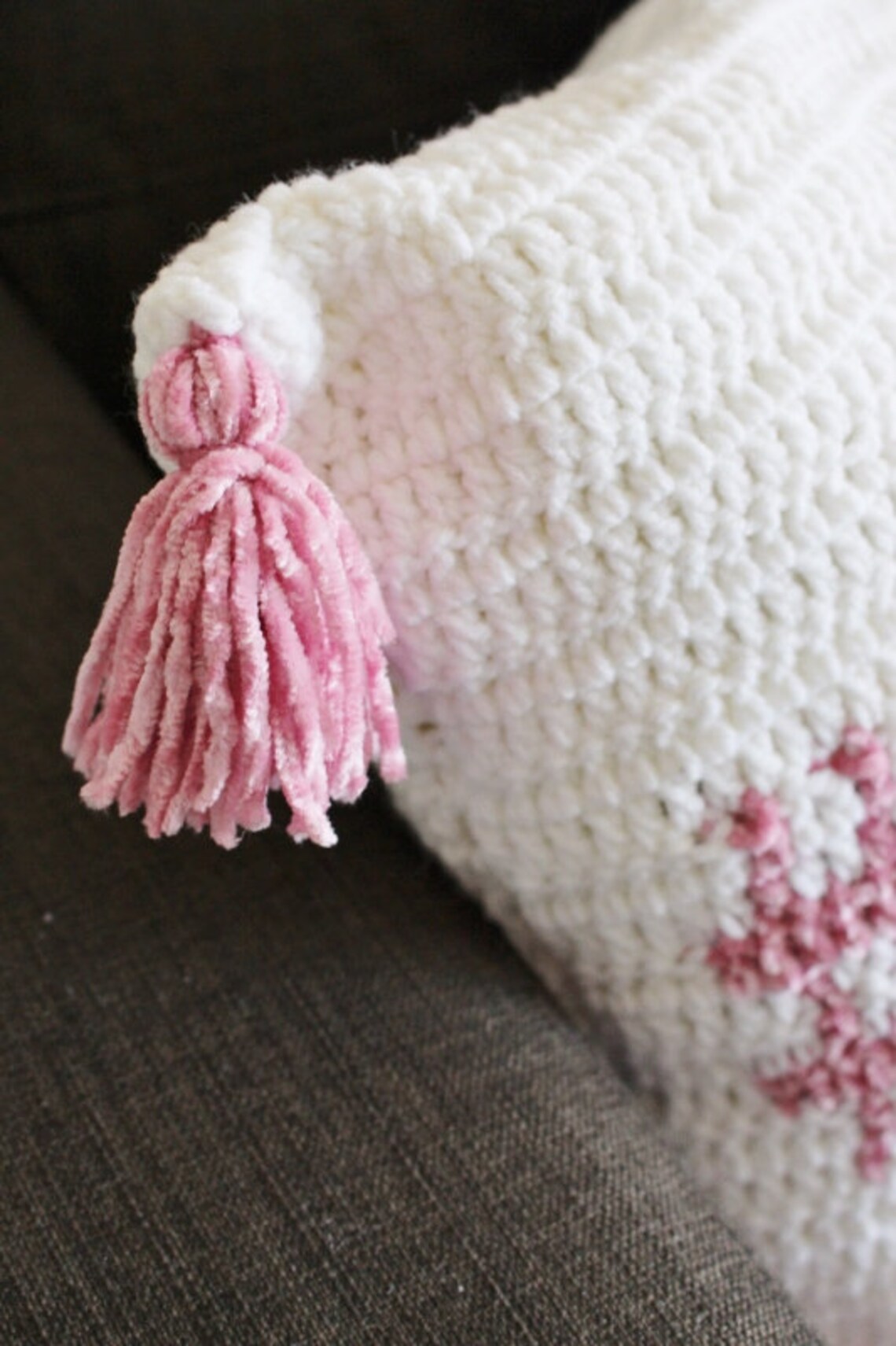 Crochet Pattern for momlife Removable Pillow Cover PDF Etsy