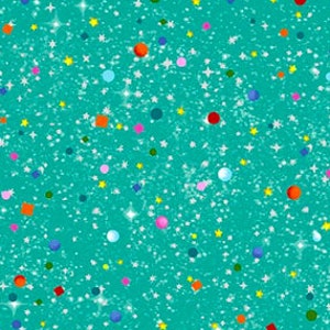 Heavenly Jade Fabric by Michael Miller // Quilting Cotton // Cotton Woven // 100% cotton // Space Fabric