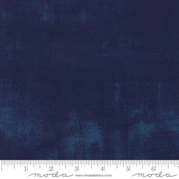 Moda - Grunge Basics Navy // Quilting Cotton // 100% cotton // Moda Fabrics // Grunge Fabric