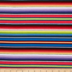 Elizabeth's Studio Serape Blue Fabric // Quilting Cotton // Cotton Woven // 100% cotton // Southwestern Fabric
