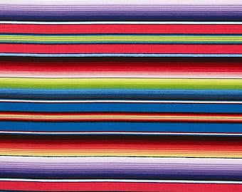 Elizabeth&#39;s Studio Serape Blue Fabric // Quilting Cotton // Cotton Woven // 100% cotton // Southwestern Fabric