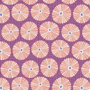 Tilda's Cotton Beach Limpet Shell Lilac // Quilting Cotton // Cotton Woven // 100% cotton // Beach Fabric // Seashell Fabric