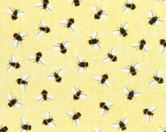Bees by Timeless Treasures Fabric // 100% cotton // Quilting Fabric // Bee Fabric